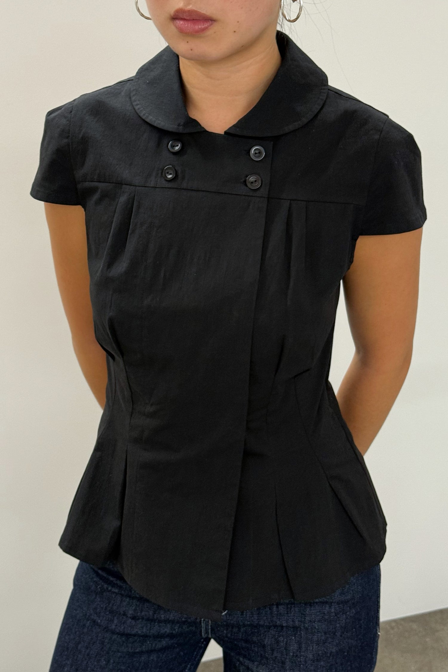 The Missy Blouse, Onyx