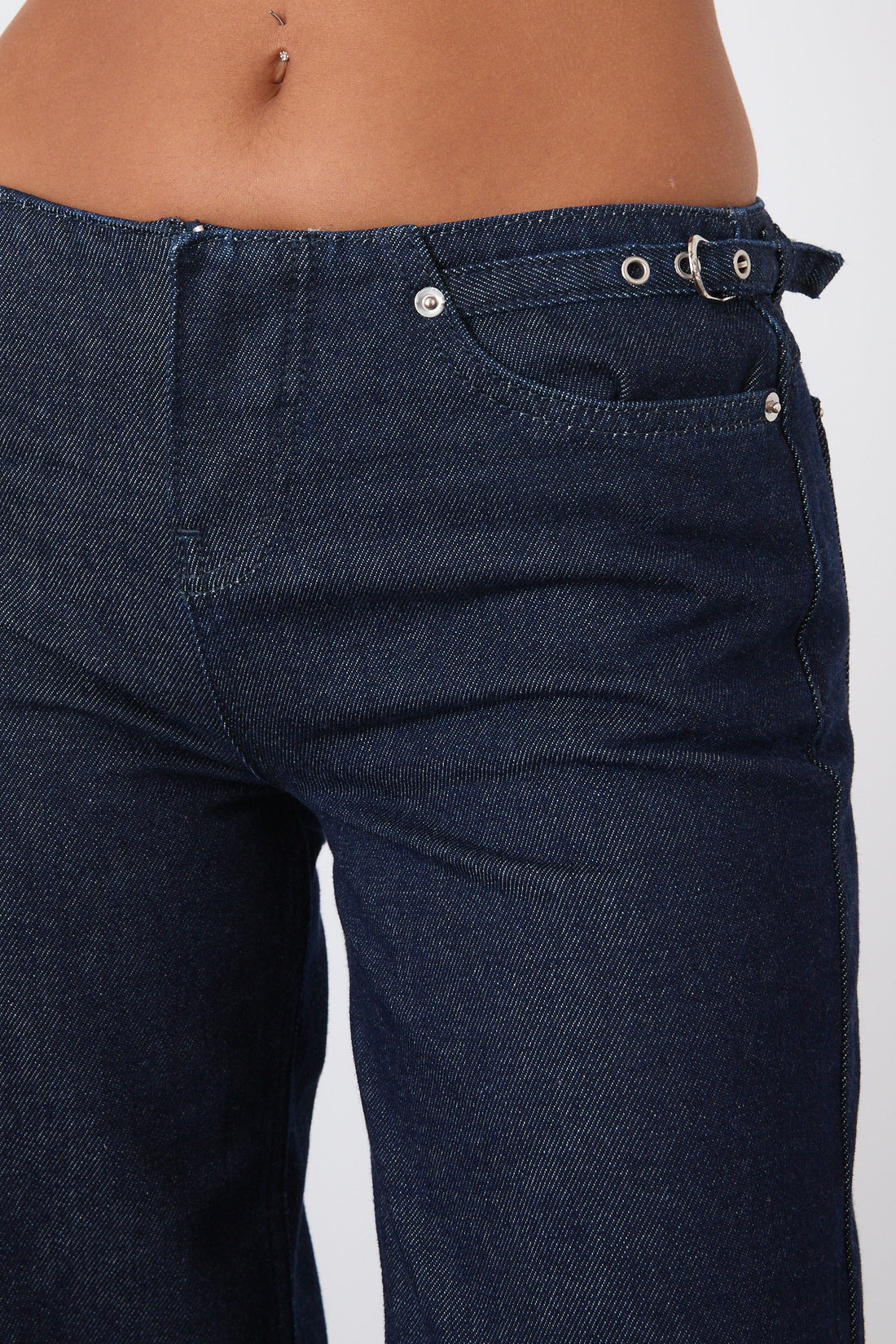 The Stevie Low Rise Jeans, Indigo Rinse