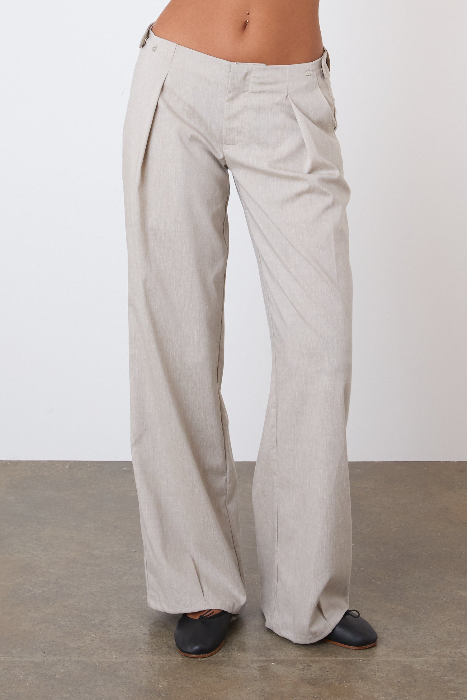 The Lola Drawcord Trousers, Birch