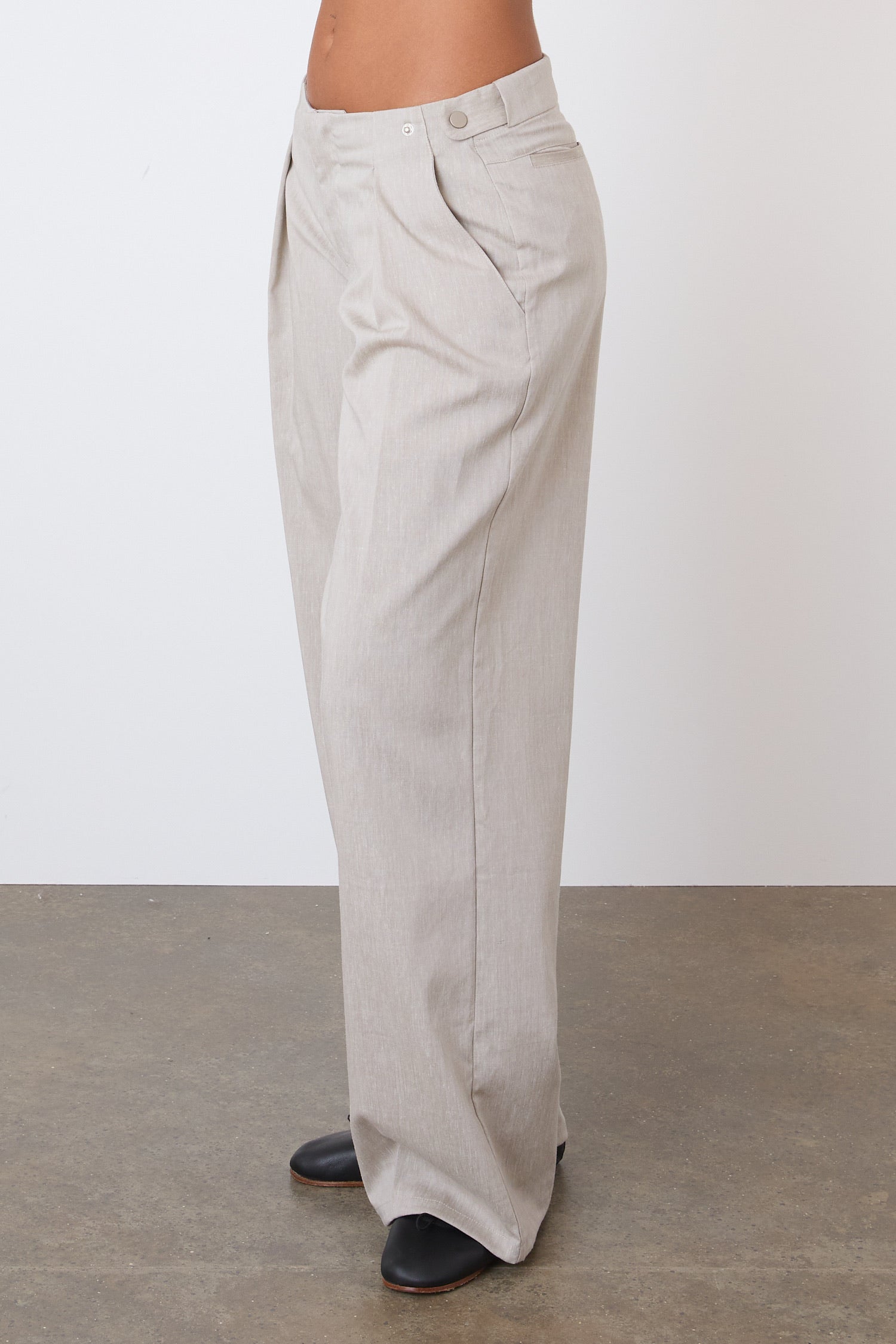 The Lola Drawcord Trousers, Birch