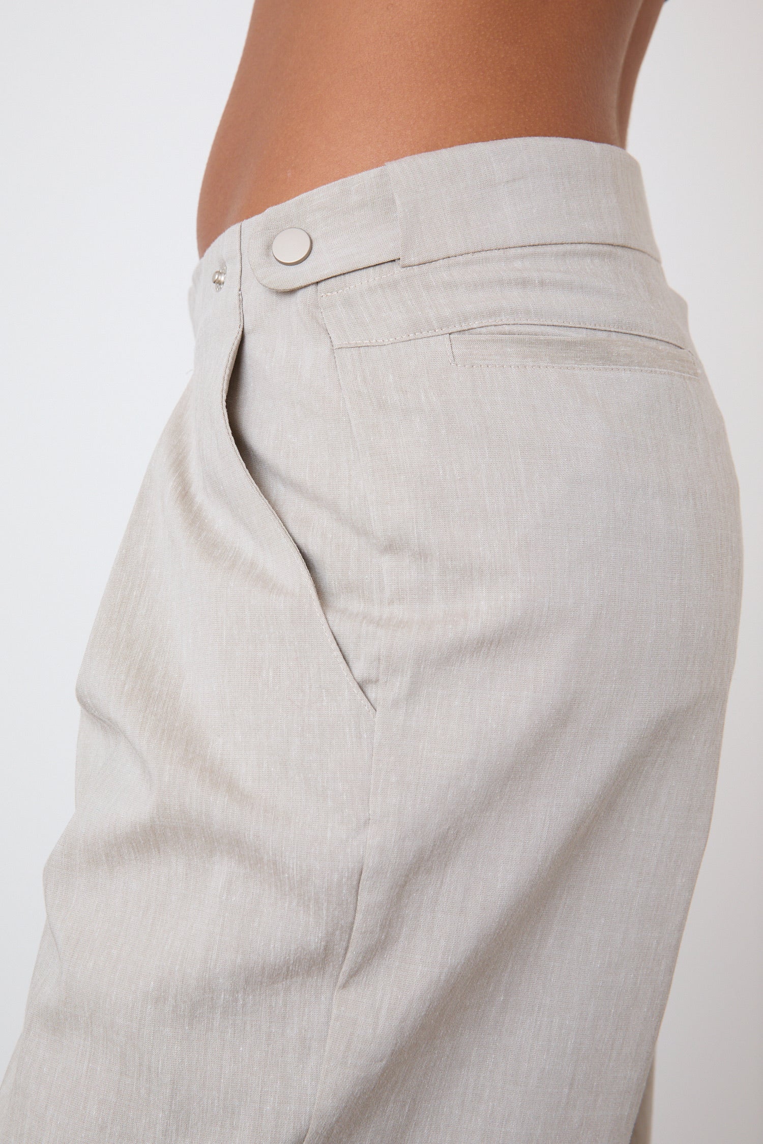 The Lola Drawcord Trousers, Birch