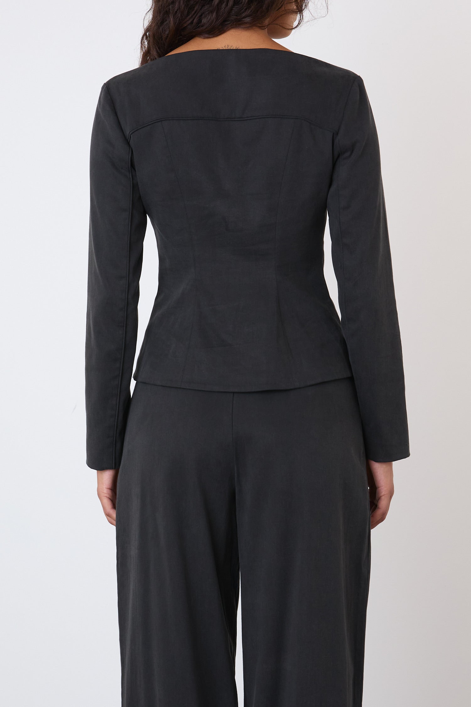 The Bardot Top, Onyx