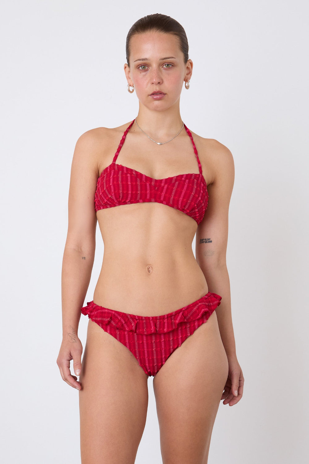 The Cindy Tie Bikini Top, Lipstick