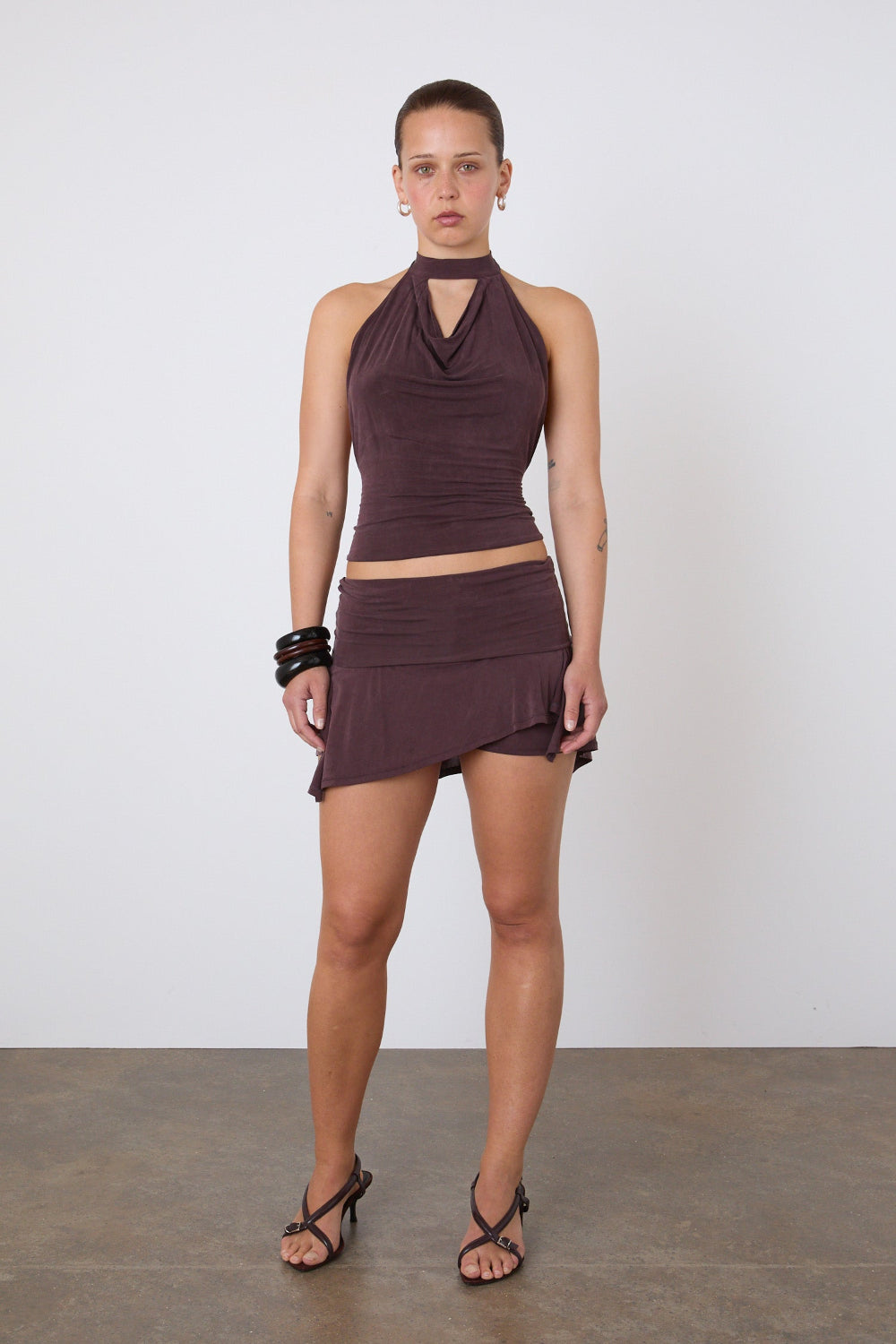 The Kylie Skort, Mahogany