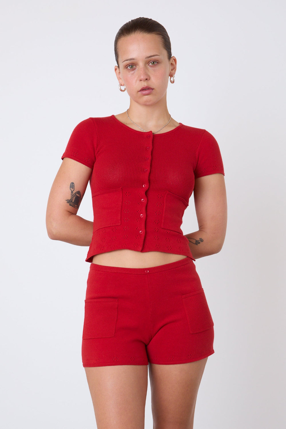 The Marie Knit Shorts, Jam