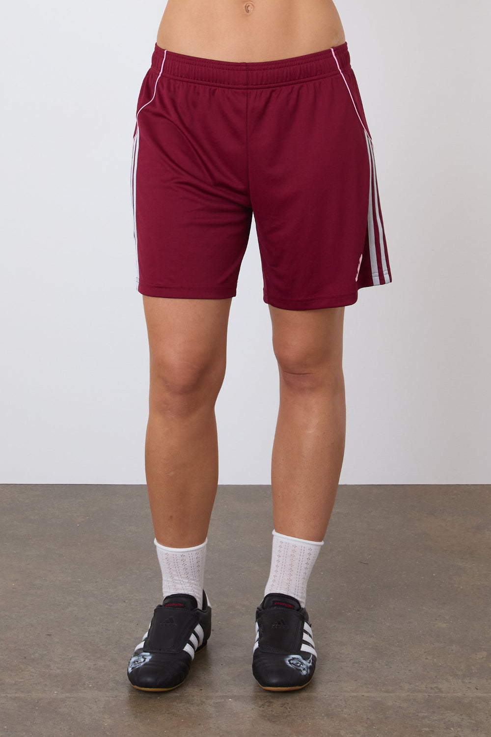 The Peachy FC x Adidas Away Shorts, Burgundy