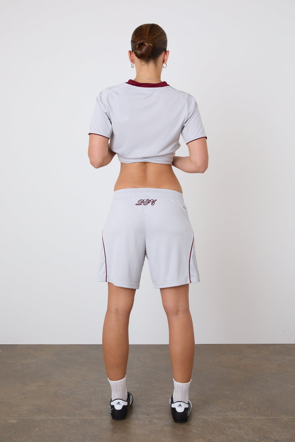 The Peachy FC x Adidas Home Shorts, Silver