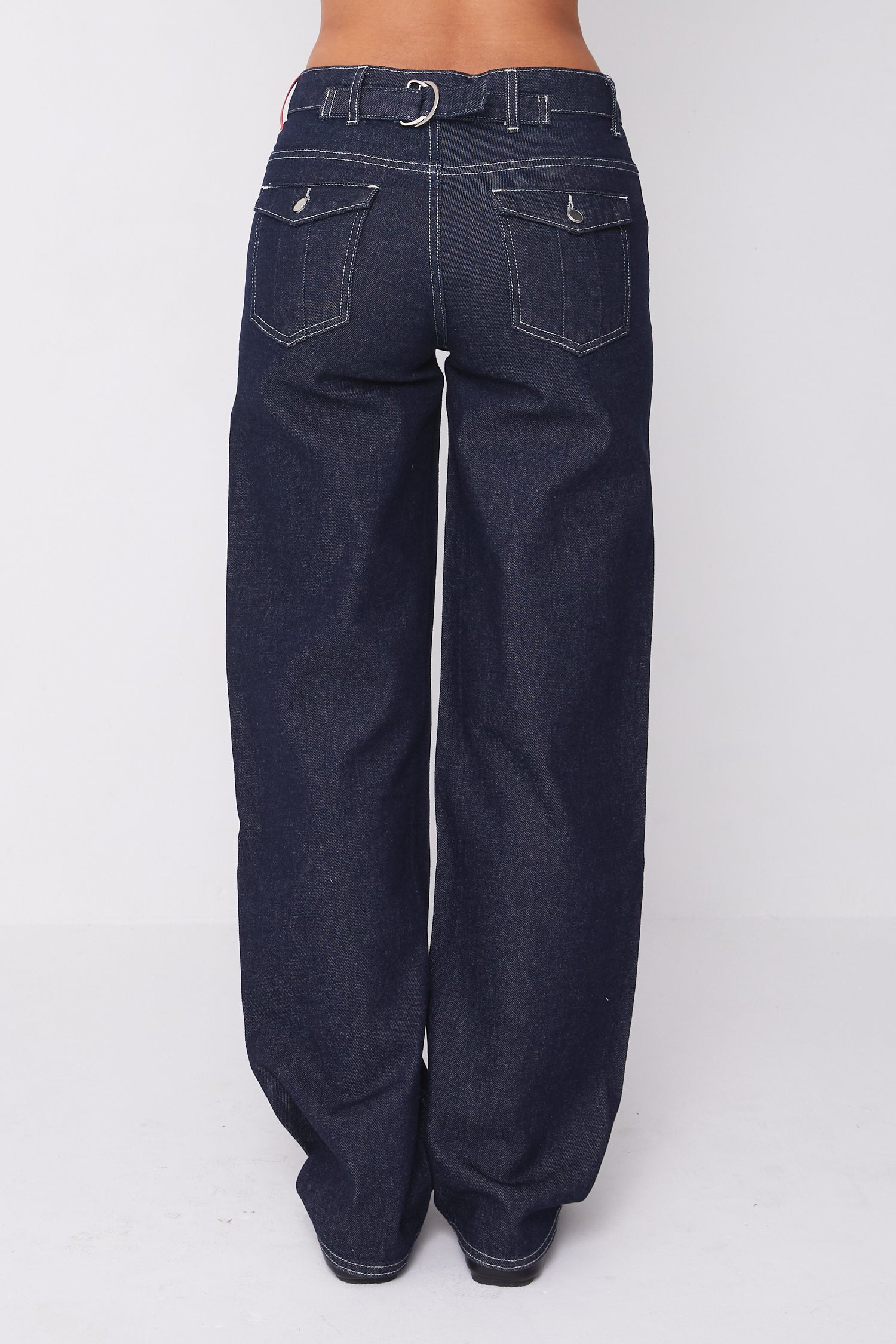 Joan Soft Barrel Jeans, Indigo Rinse