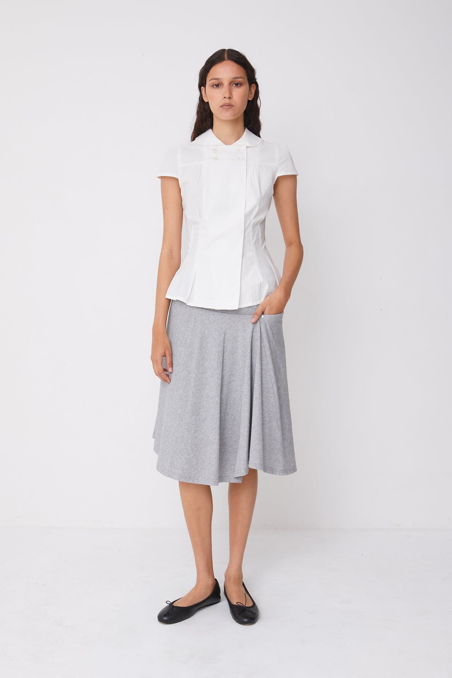 Missy Blouse, Porcelain – Peachy Den
