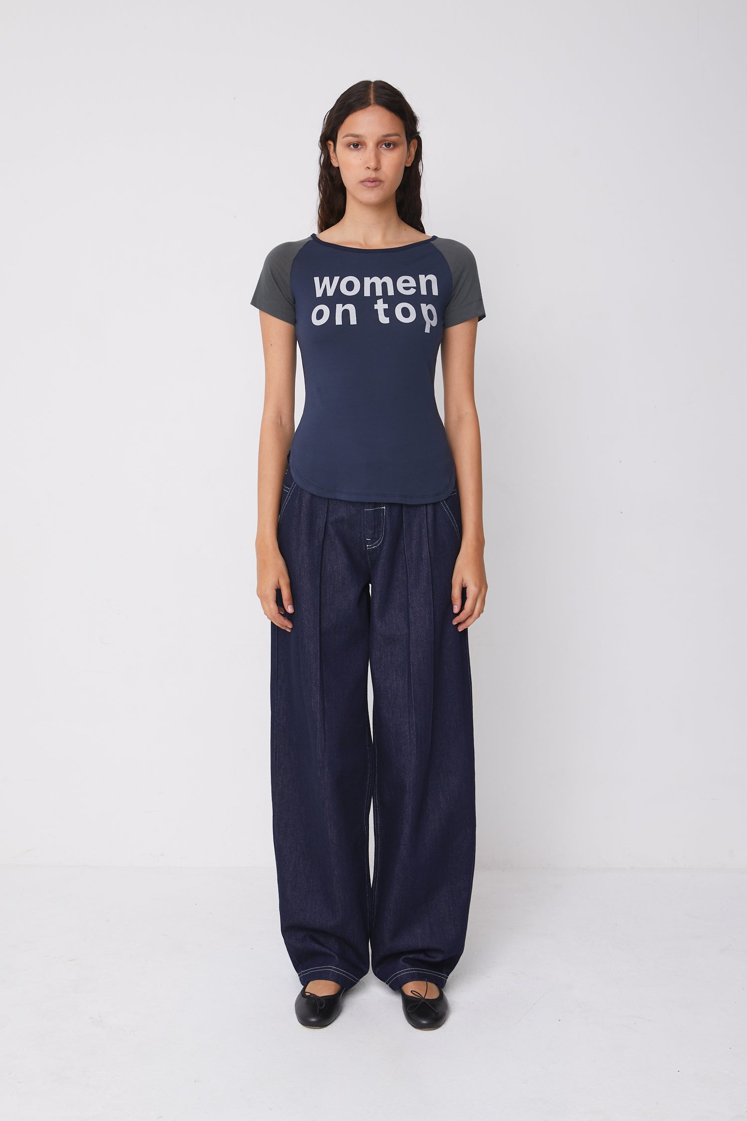 Women on Top Tee, Moonlight