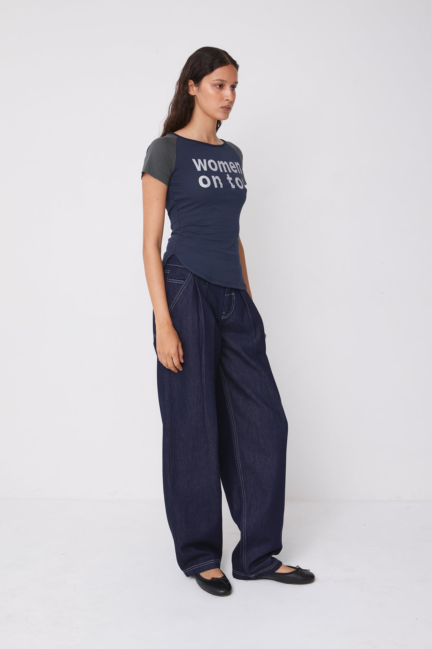 Women on Top Tee, Moonlight
