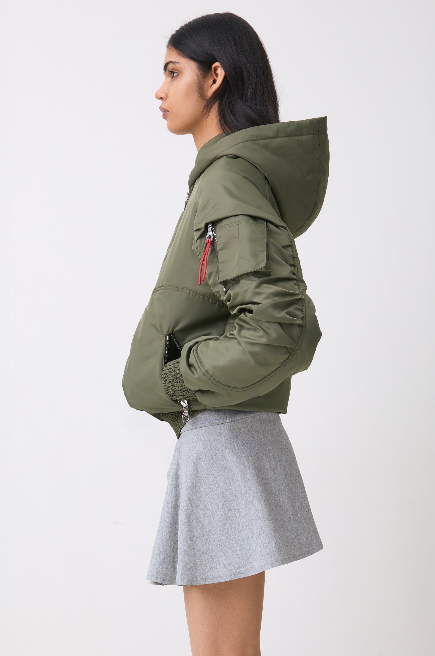 The Penny Flight Jacket, Moss