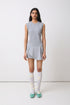 The Joni Skort Dress, Grey Marl