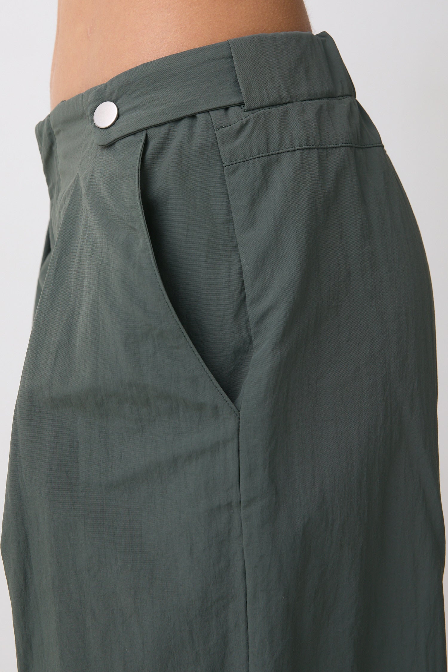 Lola Drawcord Trousers, Slate Green – Peachy Den