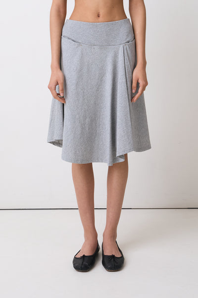 Joni Midi Skirt, Grey Marl – Peachy Den