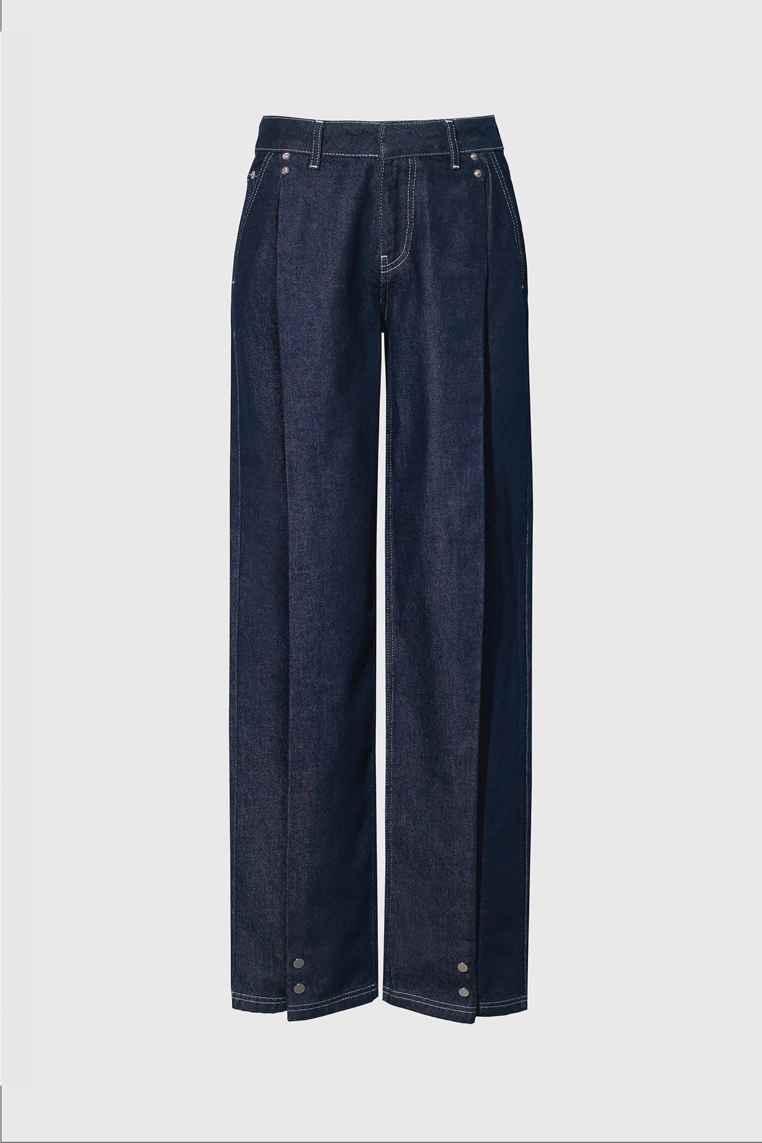 Lita Tailored Jeans, Indigo Rinse