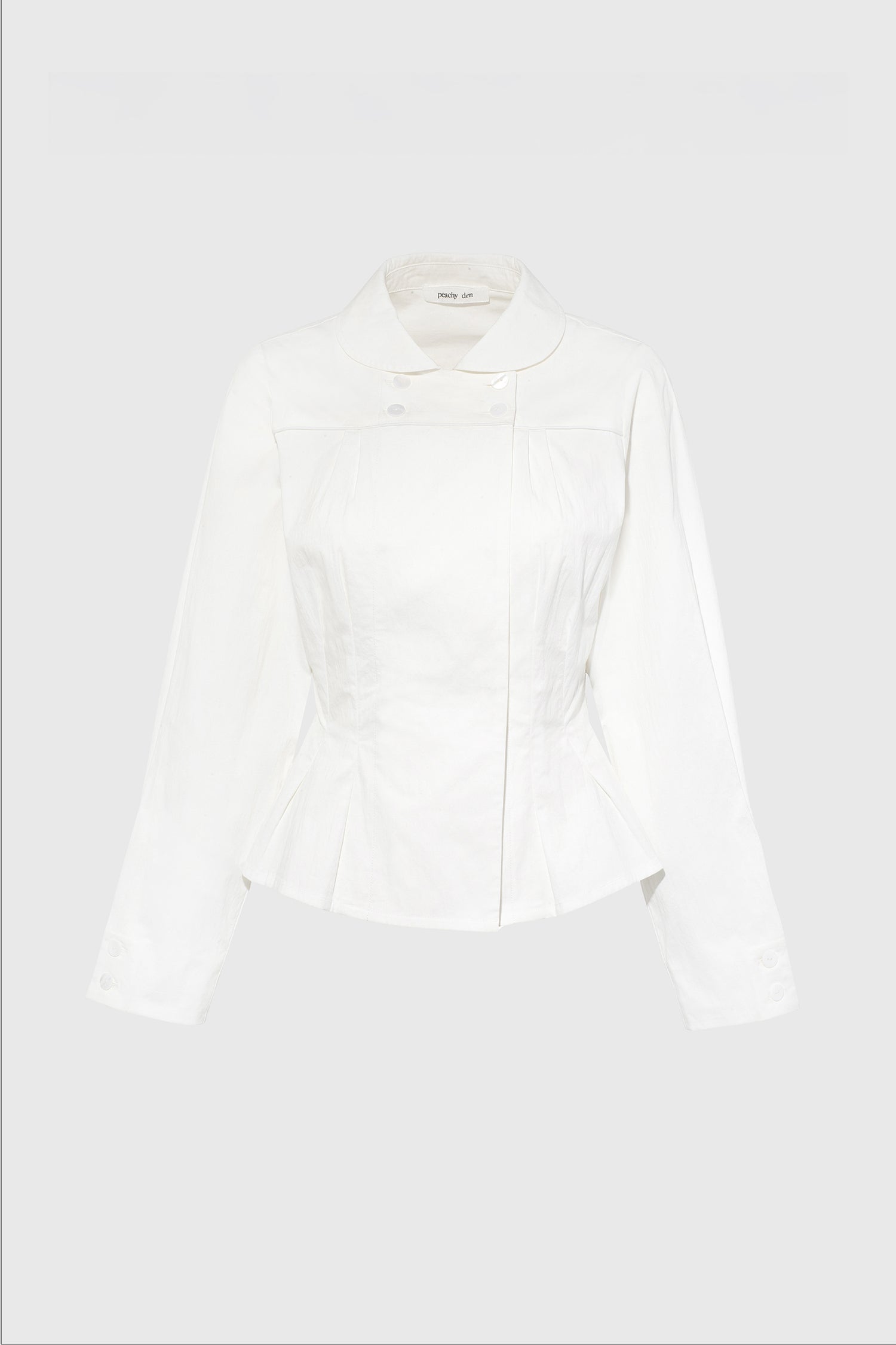 Missy Long Sleeve Blouse, Porcelain