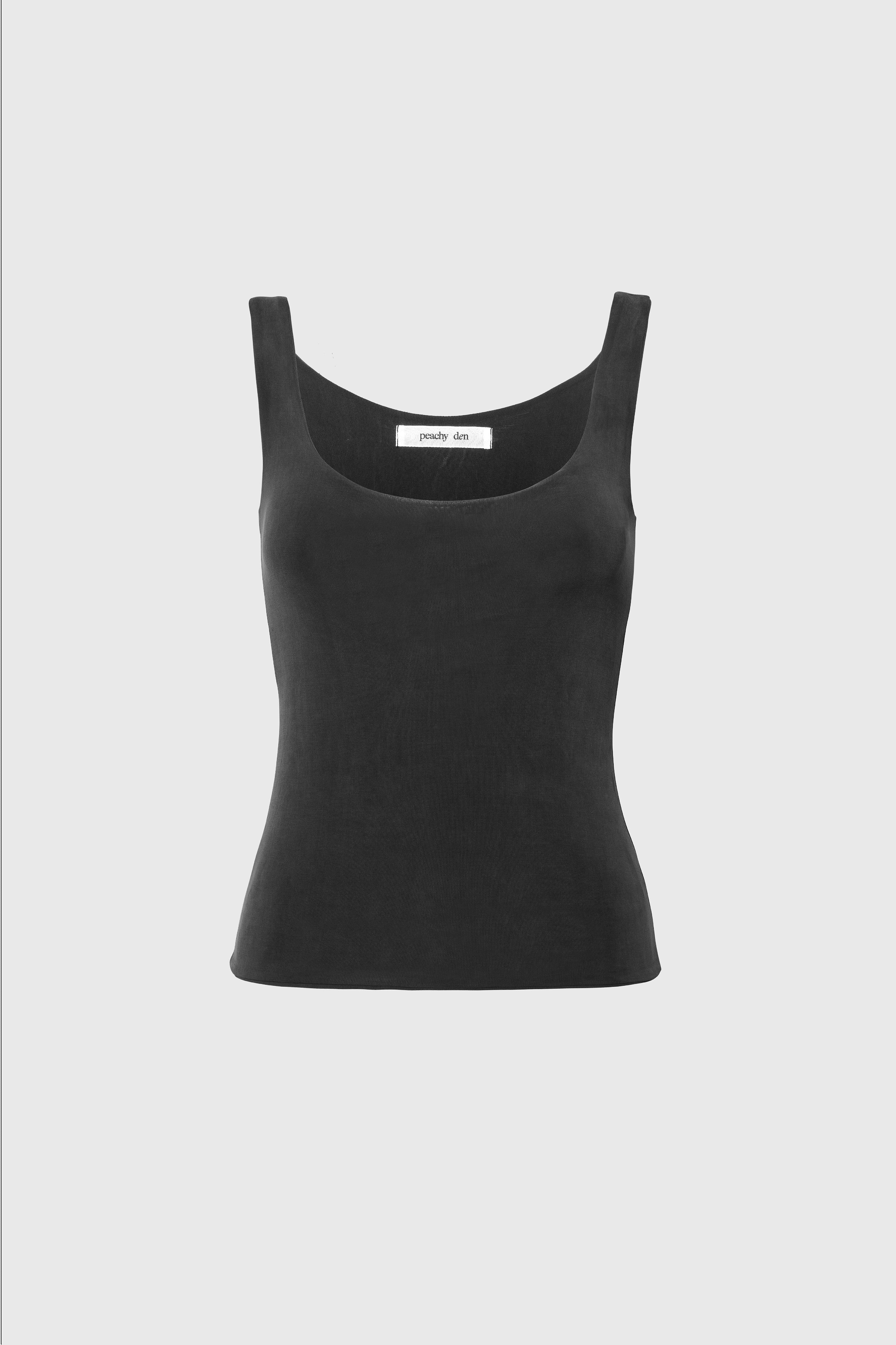 新品　Peachy den オフショル　タンクトップ　The Kylie Top Kylie Top, Graphite – Peachy Den