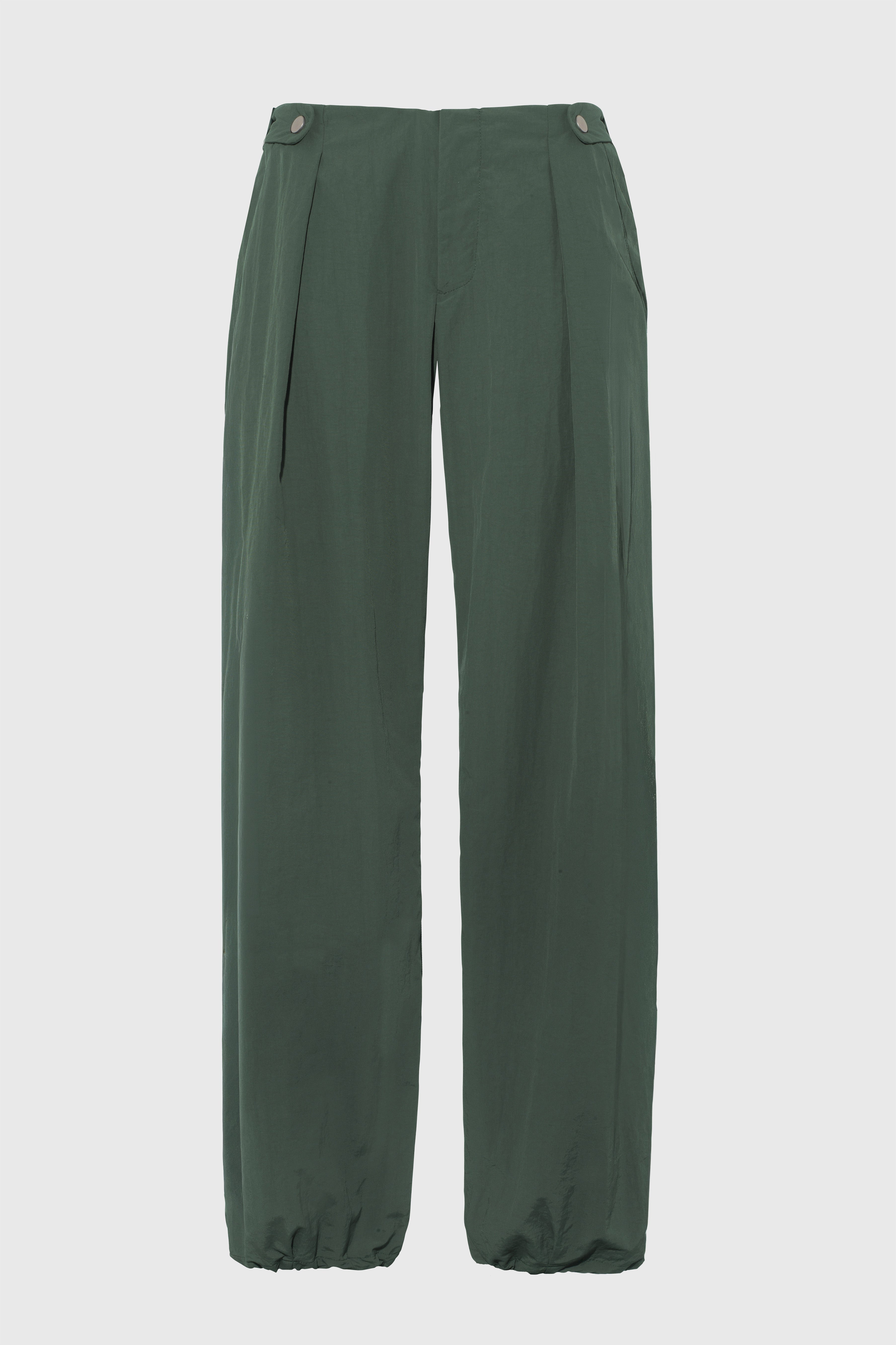 Lola Drawcord Trousers, Slate Green – Peachy Den