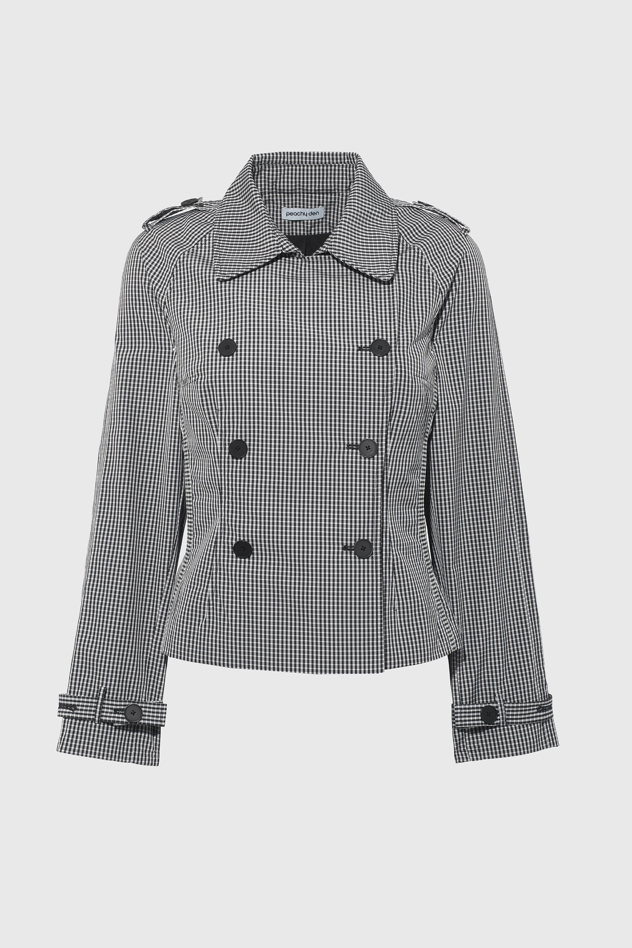 Henri Jacket, Checkers – Peachy Den