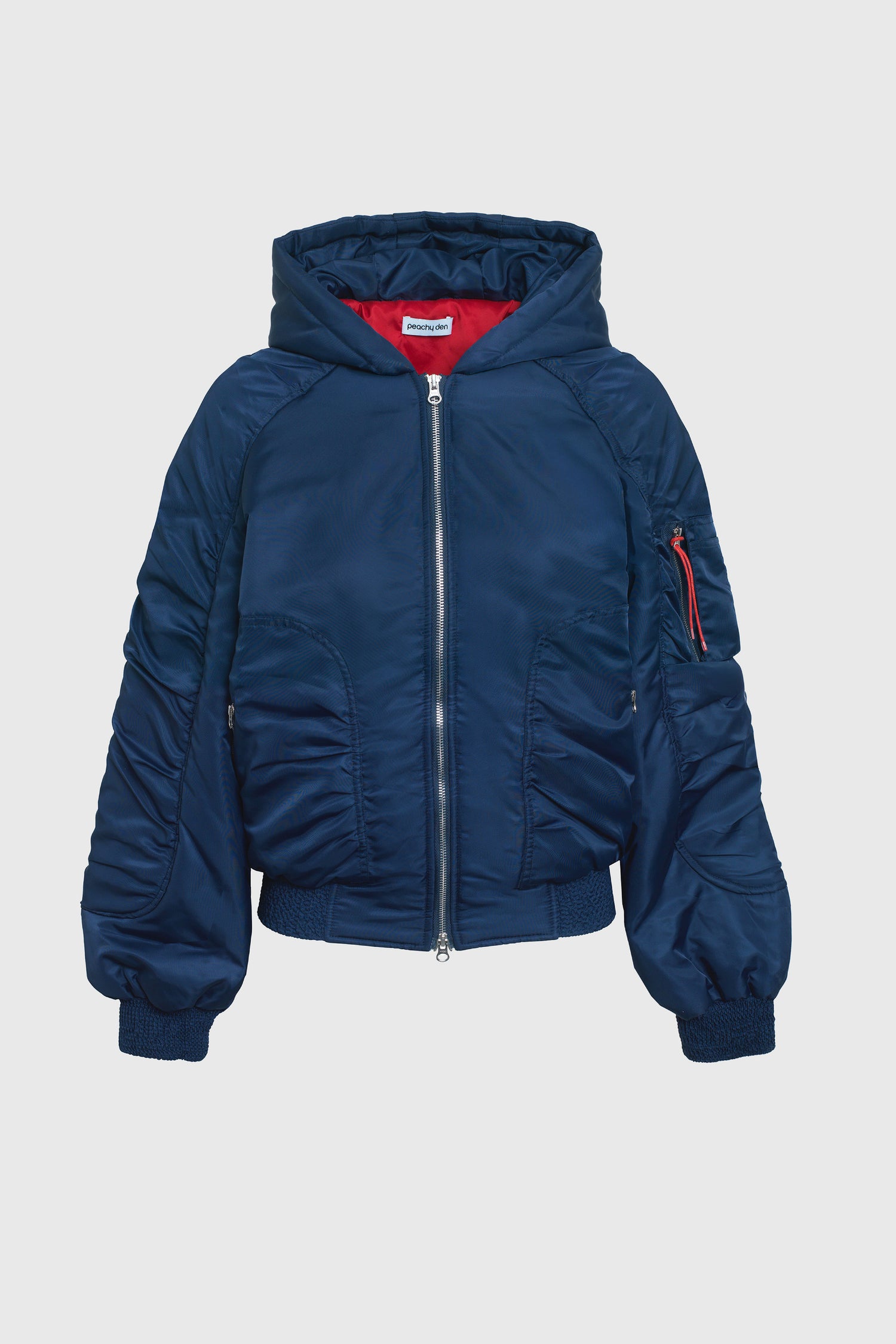 Penny Spring Bomber Jacket, Navy
